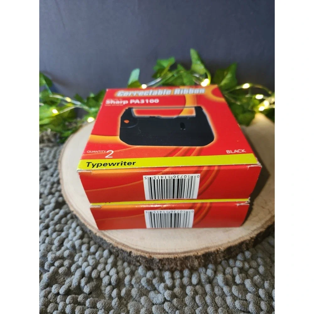 Porelon Sharp Typewriter Ribbons Sharp PA3100 PA 3100 PA-3100 (2 Packs~2 Per Pk)